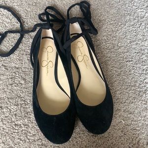 Jessica Simpson Ballet flats with ankle ties